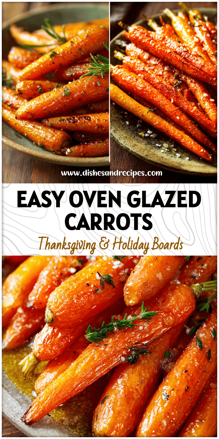 Baked glazed carrots served on a rustic plate showcasing a rich maple glaze and roasted texture.